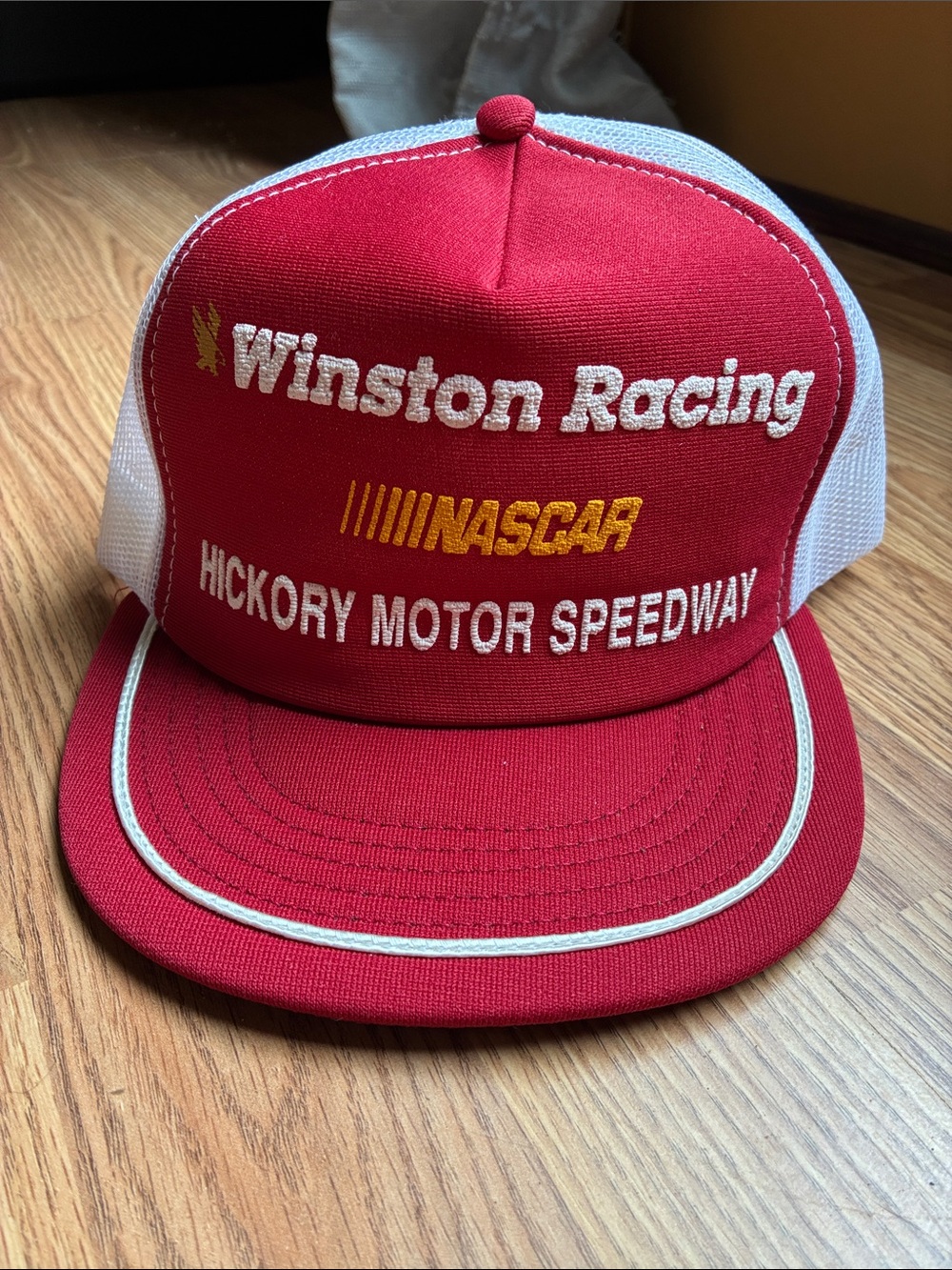Vintage Winston Racing Red NASCAR Trucker Hat